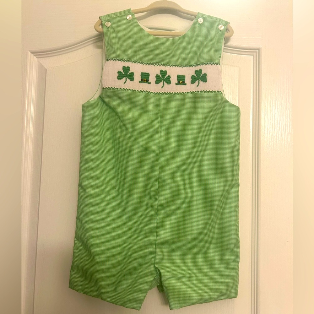 Smocked Boys St. Patrick’s Day Jon Jon
